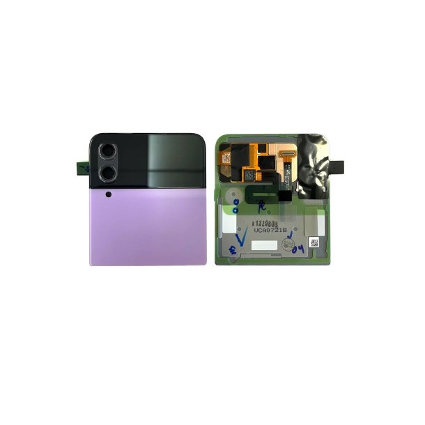 Samsung Z Flip4 (5G) F721B Sk�rm Lilla 5G Display og Digitizer Service Pack