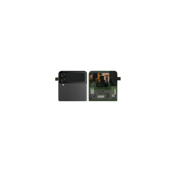 Samsung Z Flip4 (5G) F721B Sk�rm med ramme Graphite 5G Display og Digitizer Service Pack
