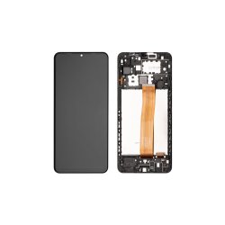 Samsung Galaxy A12 A125F Sk�rm med ramme Display og Digitizer Service Pack