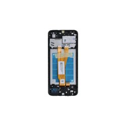 Samsung Galaxy A03 Core A032F Sk�rm med ramme Sort Display og Digitizer Service Pack