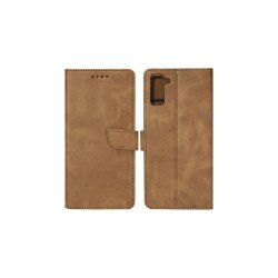 Samsung Galaxy S21 5G G991B Bookcase Lys brun