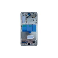 Samsung Galaxy S22 5G S901B Sk�rm med ramme Cream Display og Digitizer Service Pack