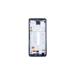 Samsung Galaxy A52 5G A526B / Samsung Galaxy A52s A528B Sk�rm OLED med ramme Hvid 5G Display og Digitizer Soft-OLED