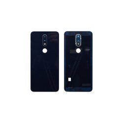 Nokia 7.1 (2018) bagcover Midnight Blue med linse OEM
