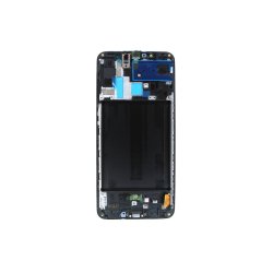 Samsung Galaxy A70 A705F Sk�rm med ramme Sort Display og Digitizer Service Pack