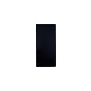 Samsung Galaxy S22 Ultra 5G S908B Sk�rm med ramme Phantom Black Display og Digitizer Service Pack