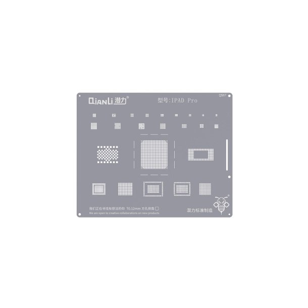 Qianli Bumblebee QS87 stencil til iPad Pro