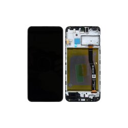Samsung Galaxy M20 M205F Sk�rm med ramme Sort Display og Digitizer Service Pack