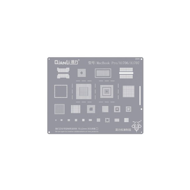 Qianli Bumblebee QS95 stencil til MacBook Pro A1706/ A1707