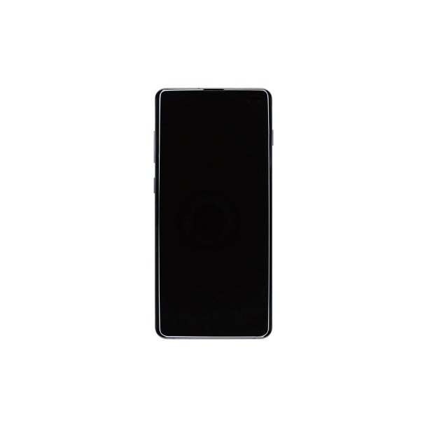 Samsung Galaxy S10+ G975F Sk�rm med ramme Sort Display og Digitizer Service Pack