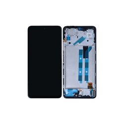 Sk�rm til Xiaomi Redmi Note 11 Pro / Redmi Note 11 Pro 5G / Poco X4 Pro 5G OLED med Ramme OEM Sort