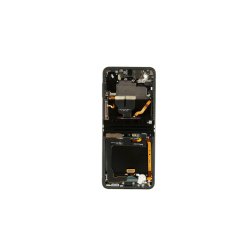 Sk�rm til Samsung Galaxy Z Flip3 F711B Main OLED med Ramme Service Pack Sort