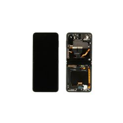 Sk�rm til Samsung Galaxy Z Flip3 F711B Main OLED med Ramme Service Pack Sort