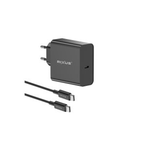 Rixus oplader USB-C Sort RXLC24