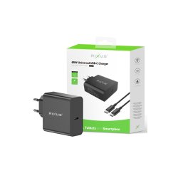 Rixus oplader USB-C Sort RXLC24