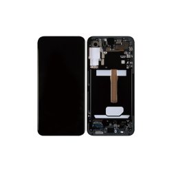 Samsung Galaxy S22 Plus S906B Sk�rm med ramme Graphite Display og Digitizer Service Pack