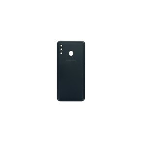 Samsung Galaxy A30 A305F bagcover Black med linse OEM