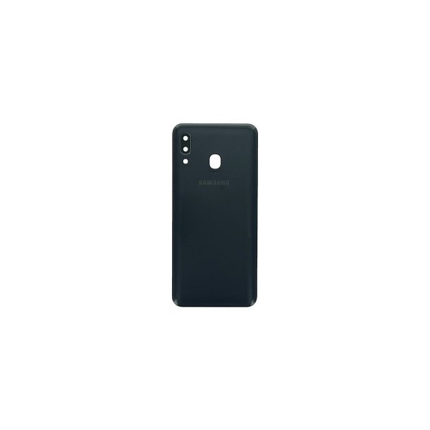 Samsung Galaxy A30 A305F bagcover Black med linse OEM