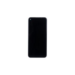 Samsung Galaxy M11 M115F Sk�rm OLED med ramme Sort Display og Digitizer Soft-OLED