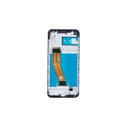 Samsung Galaxy M11 M115F Sk�rm OLED med ramme Sort Display og Digitizer Soft-OLED