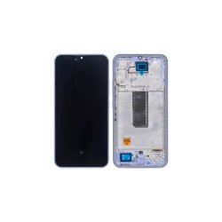 Samsung Galaxy A34 A346B Sk�rm OLED med ramme Violet 5G Display og Digitizer Soft-OLED