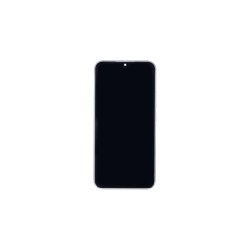 Sk�rm til Samsung Galaxy A34 5G A346B Soft-OLED med Ramme S�lv
