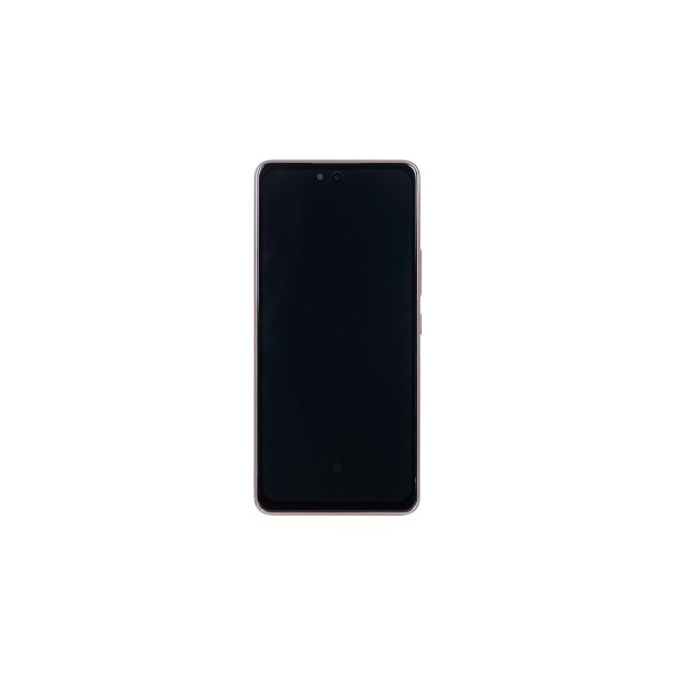 Samsung Galaxy A53 5G Sk�rm OLED med ramme Peach 5G Display og Digitizer Soft-OLED