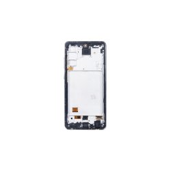 Samsung Galaxy A72 A725F Sk�rm OLED med ramme Hvid Display og Digitizer Soft-OLED