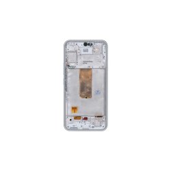 Samsung Galaxy A54 5G A546B Sk�rm OLED med ramme Hvid 5G Display og Digitizer Soft-OLED