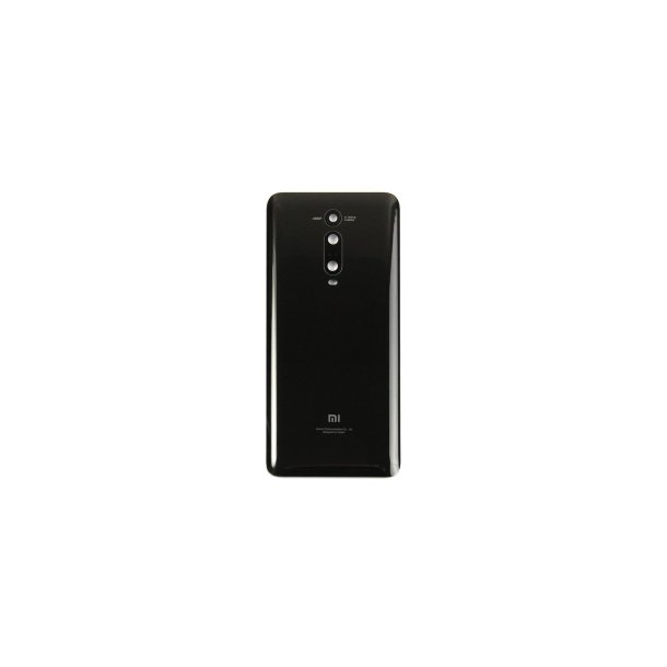 Xiaomi Mi 9T / Xiaomi Mi 9T Pro bagcover Black med linse OEM