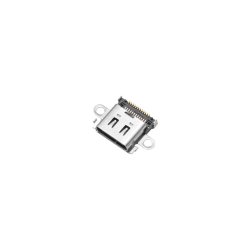 Nintendo Switch kompatibel Lite USB-C Charger Connector Silver OEM