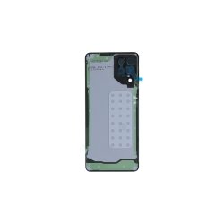 Samsung Galaxy A22 A225F bagcover Black med linse OEM