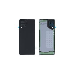 Samsung Galaxy A22 A225F bagcover Black med linse OEM