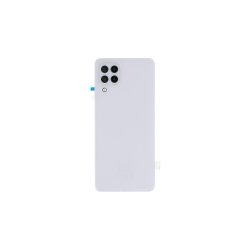 Samsung Galaxy A22 A225F bagcover White med linse OEM