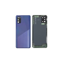 Samsung Galaxy A31 A315F bagcover Blue med linse OEM