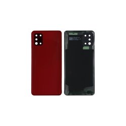 Samsung Galaxy A31 A315F bagcover Red med linse OEM