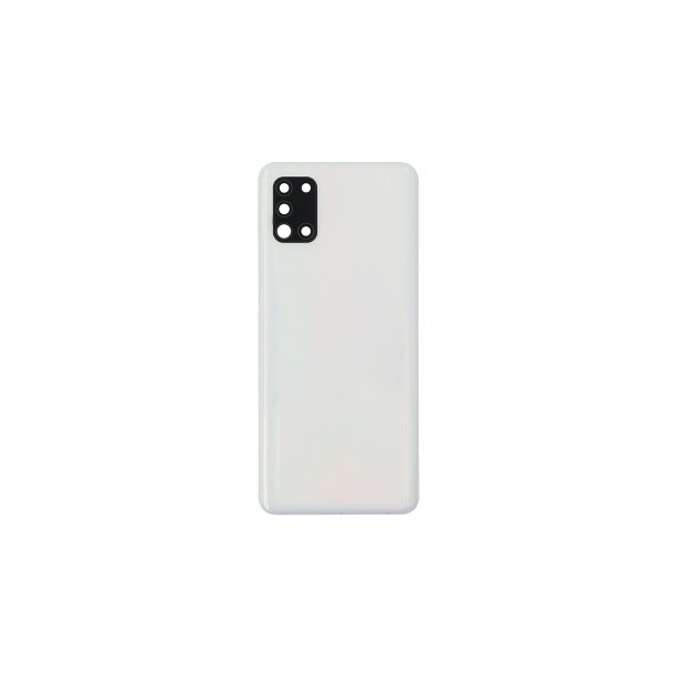 Samsung Galaxy A31 A315F bagcover White med linse OEM