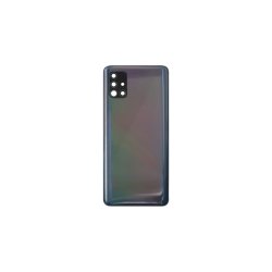 Samsung Galaxy A51 A515F bagcover Black med linse OEM