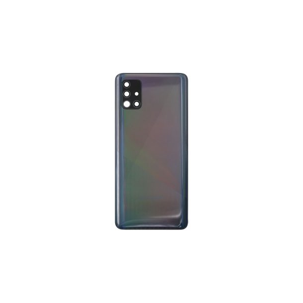 Samsung Galaxy A51 A515F bagcover Black med linse OEM