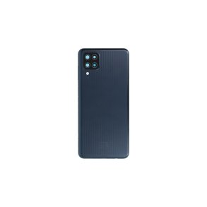 Samsung Galaxy M12 M127F bagcover Black med linse OEM