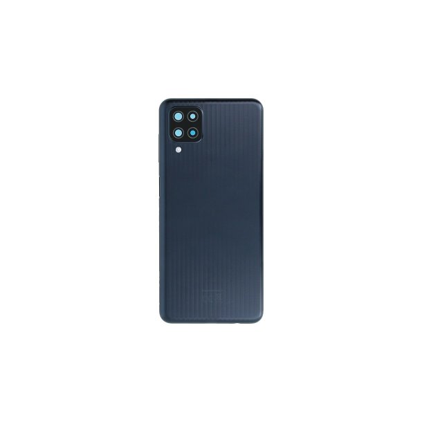 Samsung Galaxy M12 M127F bagcover Black med linse OEM