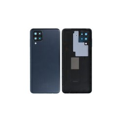 Samsung Galaxy M12 M127F bagcover Black med linse OEM