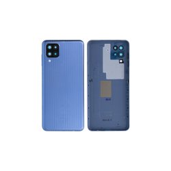 Samsung Galaxy M12 M127F bagcover Blue med linse OEM