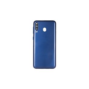 Samsung Galaxy M30 M305F bagcover Blue med linse OEM