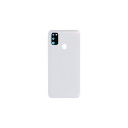 Samsung Galaxy M30s M307F bagcover Pearl White med linse OEM