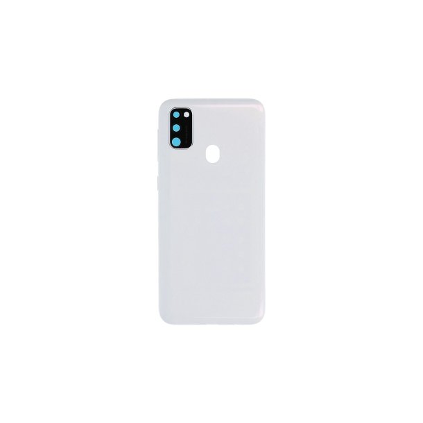 Samsung Galaxy M30s M307F bagcover Pearl White med linse OEM