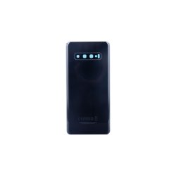 Bagcover til Samsung Galaxy S10 Plus G975F med Kameralinse Prism Sort OEM