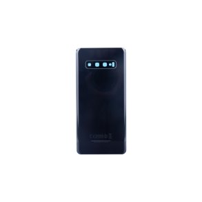 Bagcover til Samsung Galaxy S10 Plus G975F med Kameralinse Prism Sort OEM