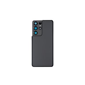 Samsung Galaxy S21 Ultra 5G G998B bagcover Black med linse OEM