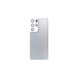 Samsung Galaxy S21 Ultra 5G G998B bagcover Silver med linse OEM